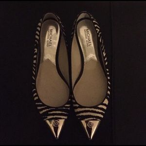 Michael Kors Zebra Flats